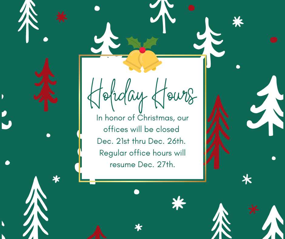 Holiday Hours